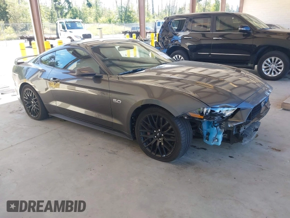 2020 Ford Mustang GT z VIN 1FA6P8CFXL5182243, wystawiony jako IAAI lot #42639313 z przebiegiem 32 018 mil mil oraz . Historia ofert i sprzedaży dostępna na DreamBid. Obrazek 1.