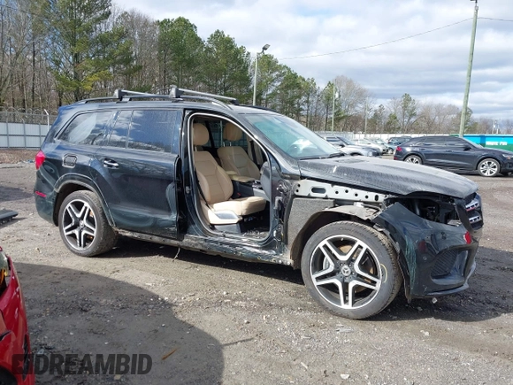 2019 Mercedes-Benz GLS 550 with VIN 4JGDF7DEXKB206377, listed as a IAAI auction lot 41263503 with 83,842 mi miles and . Bid and sale history available at DreamBid. Image 13.