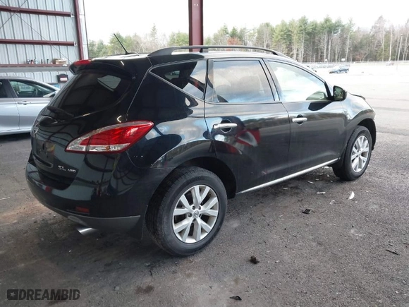 2014 Nissan Murano S with VIN JN8AZ1MW6EW506231, listed as a IAAI auction lot 41405433 with 127,909 mi miles. Bid and sale history available at carsss.com. Image 4.