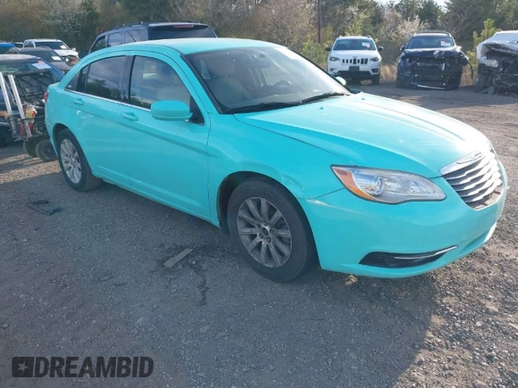2014 Chrysler 200 Touring with VIN 1C3CCBBB6EN191162, listed as a IAAI auction lot 41743541 with 161,099 mi miles. Bid and sale history available at carsss.com. Image 1.