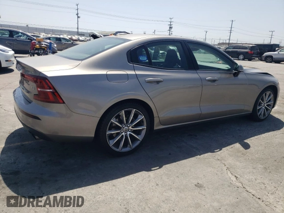 2019 Volvo S60 Momentum with VIN 7JR102FK0KG003906, listed as a Copart auction lot 59593124 with 65,761 mi miles and Salvage Title. Bid and sale history available at carsss.com. Image 3.