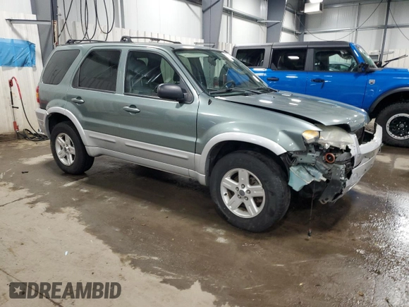 2005 Ford Escape Hybrid with VIN 1FMCU95H55KD77032, listed as a Copart auction lot 41877345 with 241,279 mi miles and Salvage title. Bid and sale history available at DreamBid. Image 4.
