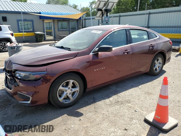 2016 Chevrolet Malibu LS z VIN 1G1ZB5ST0GF212175, wystawiony jako Copart lot #57419615 z przebiegiem 119 458 mil mil oraz Szkoda całkowita • Salvage title. Historia ofert i sprzedaży dostępna na DreamBid. Obrazek 1.
