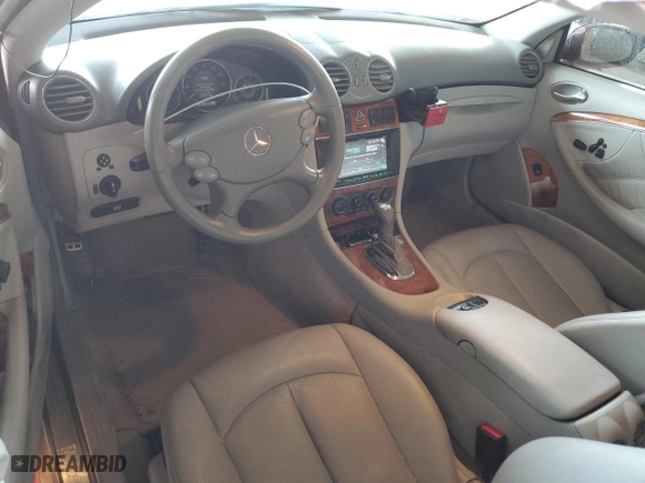 2005 Mercedes-Benz CLK-Class 3.2L with VIN WDBTJ65J85F147426, listed as a Copart auction lot 48063815 with 138,612 mi miles and Salvage Title. Bid and sale history available at carsss.com. Image 8.
