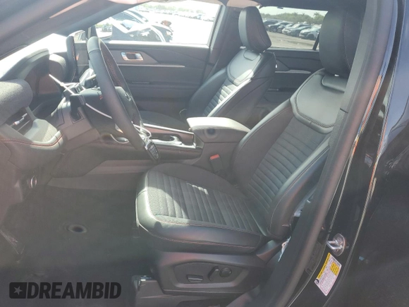 2025 Ford Explorer ST-Line with VIN 1FMUK7KH5SGB97289, listed as a Copart auction lot 58776885 with 985 mi miles and Salvage title. Bid and sale history available at DreamBid. Image 7.