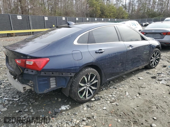 2018 Chevrolet Malibu LT with VIN 1G1ZD5ST1JF108991, listed as a Copart auction lot 47918345 with 95,193 mi miles and Salvage Title. Bid and sale history available at carsss.com. Image 3.
