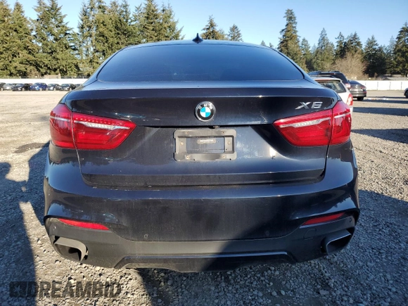 2019 BMW X6 xDrive35i with VIN 5UXKU2C57K0Z65374, listed as a Copart auction lot 47344585 with 90,546 mi miles and Salvage Title. Bid and sale history available at carsss.com. Image 6.