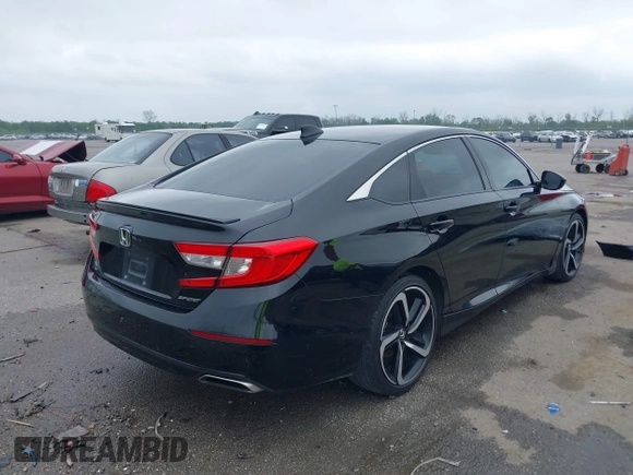 2019 Honda Accord Sport with VIN 1HGCV1F30KA012802, listed as a IAAI auction lot 41903148 with 144,883 mi miles and . Bid and sale history available at DreamBid. Image 4.
