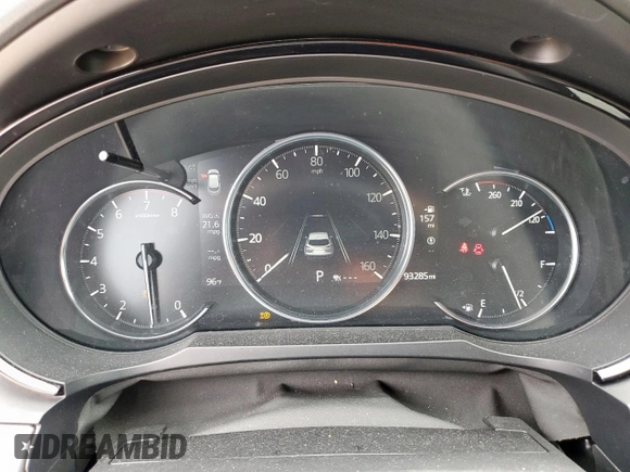 2019 Mazda CX-9 Signature with VIN JM3TCBEY8K0336746, listed as a Copart auction lot 57951125 with 93,285 mi miles and Salvage title. Bid and sale history available at DreamBid. Image 9.
