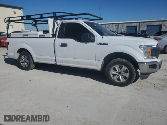 2018 Ford F-150 XL with VIN 1FTMF1C52JKC44459, listed as a Copart auction lot 41479995 with 147,770 mi miles and Salvage title. Bid and sale history available at DreamBid. Image 4.