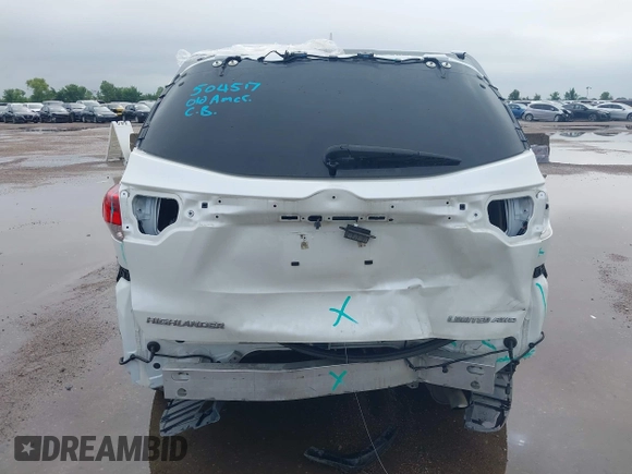 2018 Toyota Highlander Limited with VIN 5TDDZRFH3JS887374, listed as a IAAI auction lot 42363370 with 128,601 mi miles and . Bid and sale history available at DreamBid. Image 17.