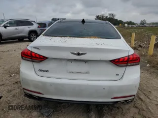 2015 Hyundai Genesis 5.0L with VIN KMHGN4JF5FU053297, listed as a Copart auction lot 71591294 with 127,047 mi miles and Salvage Title. Bid and sale history available at carsss.com. Image 6.