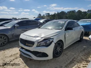 2018 Mercedes-Benz CLA with VIN WDDSJ4EB9JN589809, listed as a Copart auction lot 51361485 with 103,520 mi miles and Salvage Title. Bid and sale history available at carsss.com. Image 1.