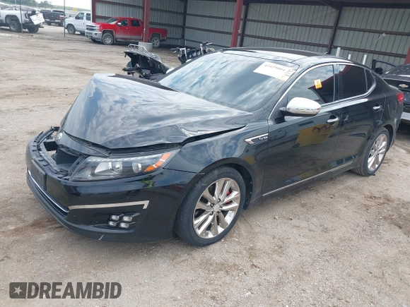 2014 Kia Optima SX Turbo with VIN 5XXGR4A65EG276131, listed as a IAAI auction lot 42429004 with 136,766 mi miles and . Bid and sale history available at DreamBid. Image 2.