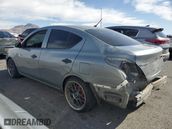 2014 Nissan Versa SV with VIN 3N1CN7AP3EL845277, listed as a Copart auction lot 54055565 with 50,953 mi miles and Salvage Title. Bid and sale history available at DreamBid. Image 2.