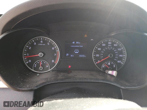 2020 Kia Optima LX with VIN 5XXGT4L33LG435083, listed as a Copart auction lot 62124205 with 93,204 mi miles and Salvage title. Bid and sale history available at DreamBid. Image 9.