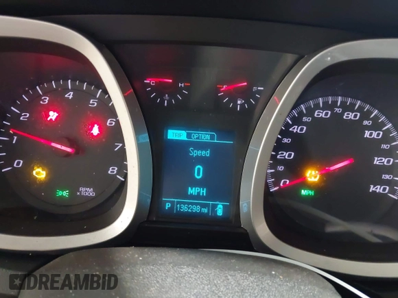 2015 Chevrolet Equinox LTZ with VIN 2GNALDEK9F6195018, listed as a IAAI auction lot 41922951 with 136,298 mi miles. Bid and sale history available at carsss.com. Image 7.