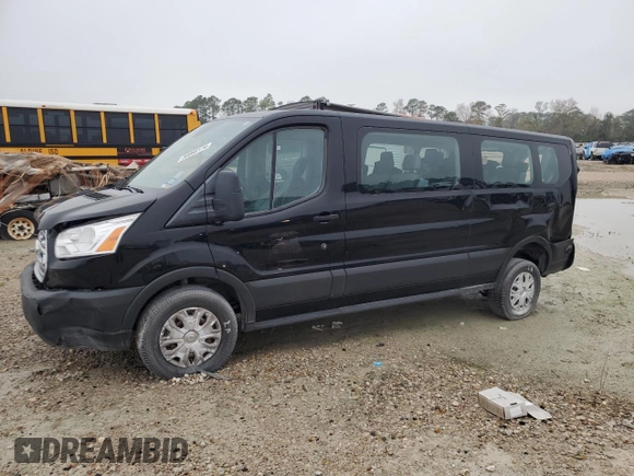 2019 Ford Transit Passenger XL with VIN 1FBZX2ZM3KKB25025, listed as a Copart auction lot 50066174 with 194,301 mi miles and Salvage Title. Bid and sale history available at carsss.com. Image 1.