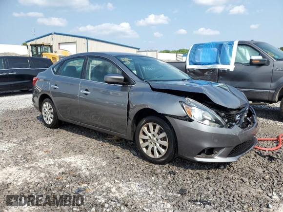 2017 Nissan Sentra S with VIN 3N1AB7AP0HY350932, listed as a Copart auction lot 58932145 with 145,154 mi miles and Salvage title. Bid and sale history available at DreamBid. Image 4.