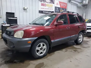 2003 Hyundai Santa Fe GLS with VIN KM8SC73D63U368408, listed as a IAAI auction lot 41514597 with 137,895 mi miles. Bid and sale history available at carsss.com. Image 2.