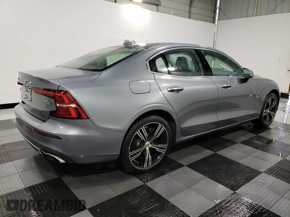 2021 Volvo S60 Inscription with VIN 7JRA22TL8MG081960, listed as a Copart auction lot 45237985 with 54,663 mi miles and Clean Title. Bid and sale history available at carsss.com. Image 3.