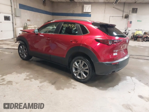 2024 Mazda CX-30 S Preferred with VIN 3MVDMBCM7RM685929, listed as a IAAI auction lot 41574303 with 7,928 mi miles and . Bid and sale history available at DreamBid. Image 3.