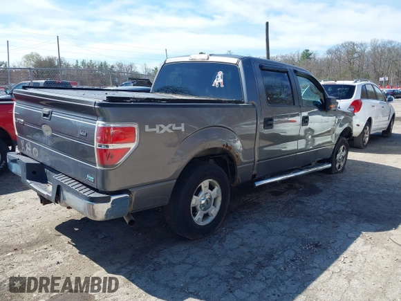 2010 Ford F-150 XL with VIN 1FTFW1EV3AFB48239, listed as a IAAI auction lot 41997862 with 258,935 mi miles. Bid and sale history available at carsss.com. Image 4.