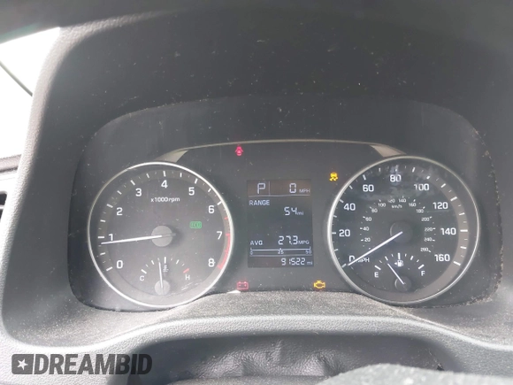 2017 Hyundai Elantra SE with VIN KMHD74LFXHU152646, listed as a IAAI auction lot 42344385 with 91,522 mi miles and . Bid and sale history available at DreamBid. Image 7.
