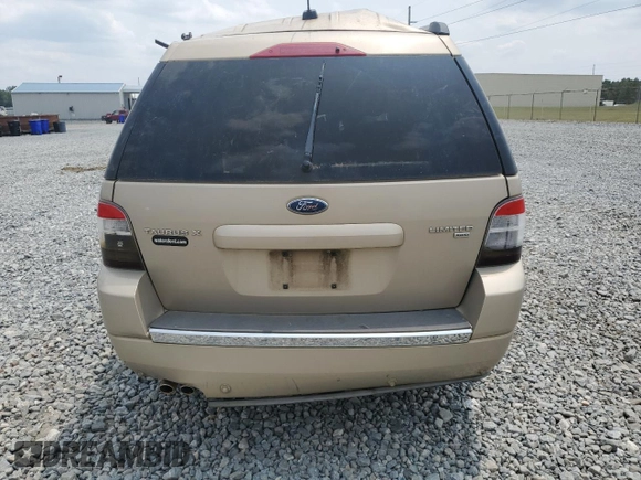 2008 Ford Taurus X Limited with VIN 1FMDK06W18GA08274, listed as a Copart auction lot 59505515 with Not provided miles and Salvage title. Bid and sale history available at DreamBid. Image 6.