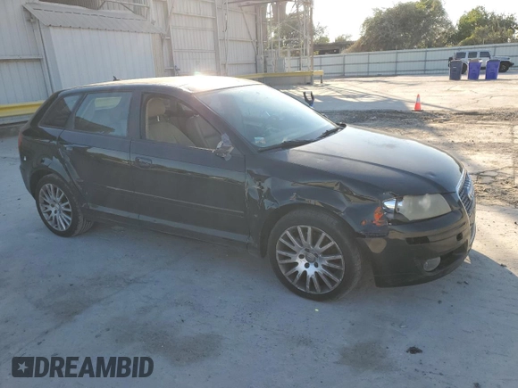2007 Audi A3 with VIN WAUNF78P17A111284, listed as a Copart auction lot 80493094 with 200,950 mi miles and Clean Title. Bid and sale history available at carsss.com. Image 4.
