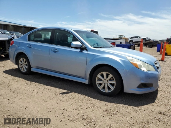 2011 Subaru Legacy Premium with VIN 4S3BMBC6XB3249612, listed as a Copart auction lot 62955025 with 128,039 mi miles and Salvage title. Bid and sale history available at DreamBid. Image 4.