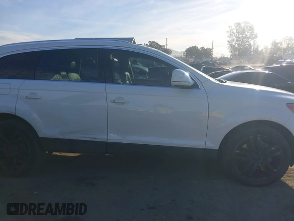 2007 Audi Q7 Premium with VIN WA1BY94L77D054967, listed as a IAAI auction lot 41618608 with 131,274 mi miles and . Bid and sale history available at DreamBid. Image 14.