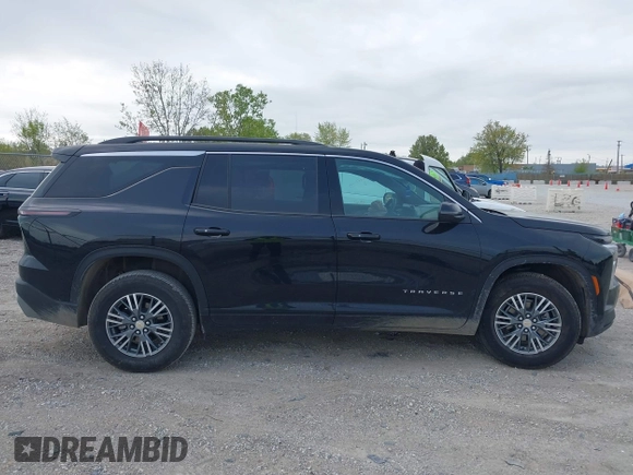 2025 Chevrolet Traverse FWD LT with VIN 1GNERGRSXSJ138318, listed as a IAAI auction lot 42209519 with 8,174 mi miles and . Bid and sale history available at DreamBid. Image 14.