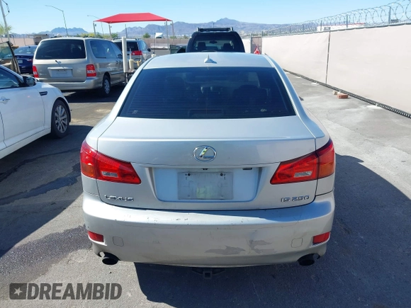 2008 Lexus IS 250 with VIN JTHBK262482074995, listed as a IAAI auction lot 42262084 with 229,315 mi miles and . Bid and sale history available at DreamBid. Image 14.