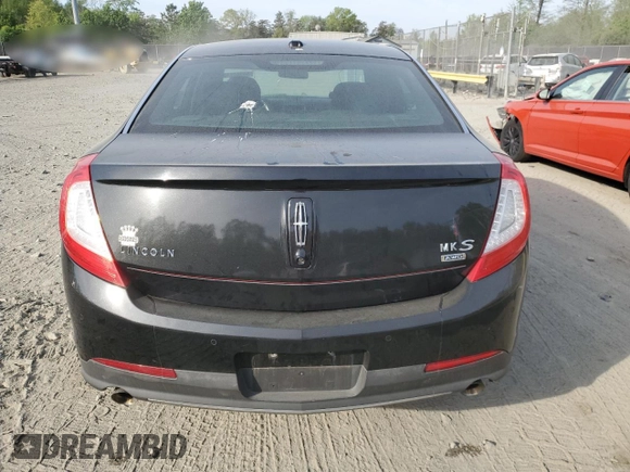 2014 Lincoln MKS with VIN 1LNHL9EK2EG610291, listed as a Copart auction lot 54544745 with 147,075 mi miles and Salvage Title. Bid and sale history available at carsss.com. Image 6.