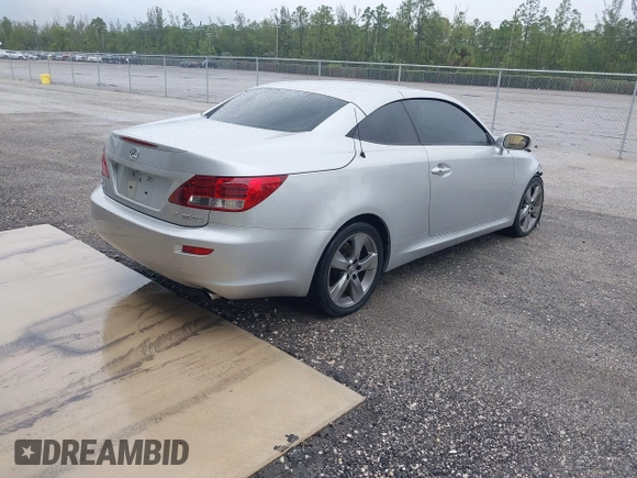 2010 Lexus IS 250 C с VIN JTHFF2C25A2504310, выставлен на аукционе IAAI как лот 42246891 с пробегом 147 636 миль миль и . История ставок и продаж доступна на DreamBid. Изображение 4.