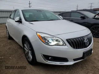 2017 Buick Regal Premium II with VIN 2G4GS5GX6H9112372, listed as a Copart auction lot 82235794 with 38,213 mi miles and Salvage Title. Bid and sale history available at DreamBid. Image 4.