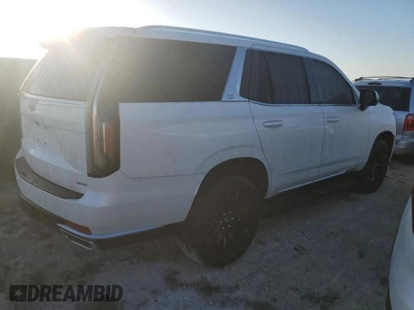 2022 Cadillac Escalade Luxury with VIN 1GYS4AKL8NR109314, listed as a Copart auction lot 77625024 with Not provided miles and Non repairable. Bid and sale history available at DreamBid. Image 3.