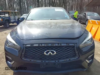 2018 Infiniti Q50 2.0t LUXE with VIN JN1CV7AR1JM280514, listed as a IAAI auction lot 41795656 with 82,496 mi miles. Bid and sale history available at carsss.com. Image 11.