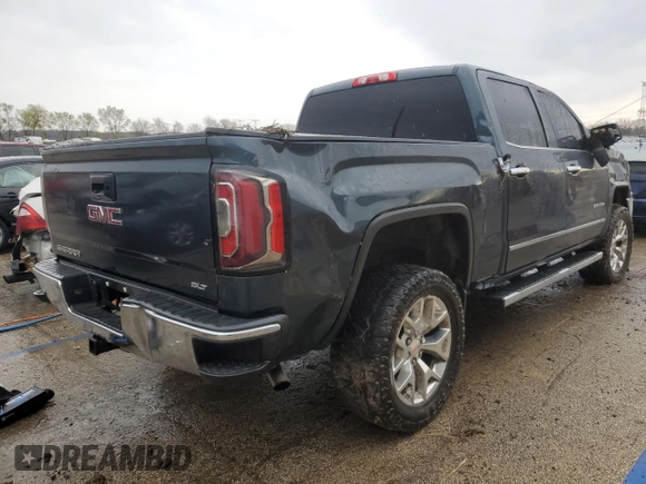 2017 GMC Sierra 1500 SLT with VIN 3GTP1NEC6HG213554, listed as a Copart auction lot 52436745 with 104,023 mi miles and Salvage title. Bid and sale history available at DreamBid. Image 3.