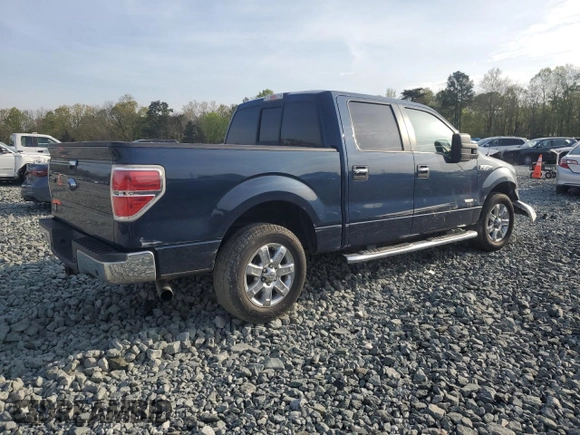 2014 Ford F-150 XL with VIN 1FTFW1CT7EFB80893, listed as a Copart auction lot 52339175 with 0 mi miles and Salvage Title. Bid and sale history available at carsss.com. Image 3.