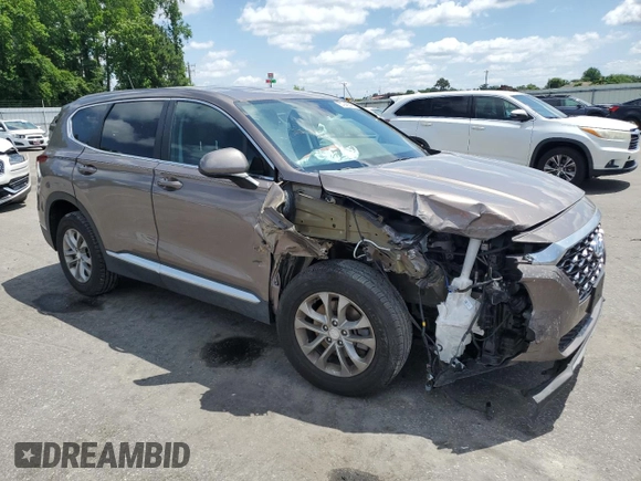 2020 Hyundai Santa Fe SE with VIN 5NMS2CAD8LH167474, listed as a Copart auction lot 57946045 with 59,949 mi miles and Salvage title. Bid and sale history available at DreamBid. Image 4.