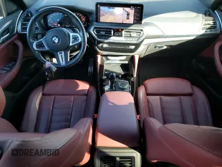2023 BMW X4 M40i with VIN 5UX43DT00P9R86047, listed as a Copart auction lot 47321295 with 21,640 mi miles and Salvage title. Bid and sale history available at DreamBid. Image 8.
