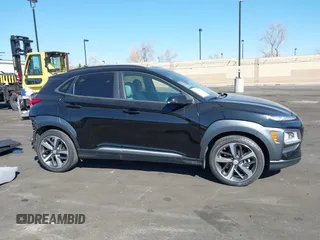 2021 Hyundai Kona Limited with VIN KM8K33A5XMU677871, listed as a IAAI auction lot 41593228 with 28,197 mi miles. Bid and sale history available at carsss.com. Image 14.