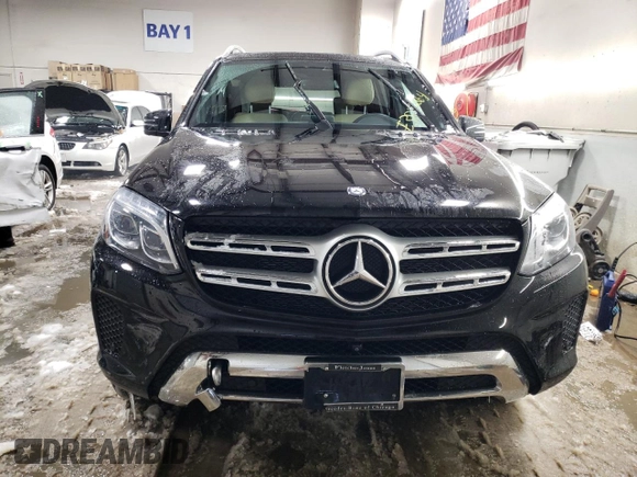 2017 Mercedes-Benz GLS 450 with VIN 4JGDF6EE5HA899091, listed as a Copart auction lot 38212164 with 64,558 mi miles and . Bid and sale history available at DreamBid. Image 5.