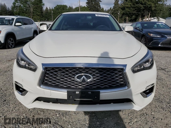 2019 Infiniti Q50 Luxe с VIN JN1EV7AR0KM592625, выставлен на аукционе Copart как лот 57175775 с пробегом 57 239 миль миль и Списание • Salvage title. История ставок и продаж доступна на DreamBid. Изображение 5.