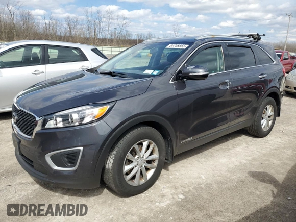 2018 Kia Sorento LX V6 with VIN 5XYPGDA53JG391720, listed as a Copart auction lot 51738865 with 58,610 mi miles and Salvage Title. Bid and sale history available at carsss.com. Image 1.