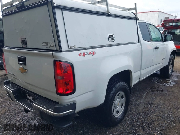 2020 Chevrolet Colorado 4WD Work Truck with VIN 1GCHTBEN7L1124744, listed as a IAAI auction lot 42755629 with 132,704 mi miles and . Bid and sale history available at DreamBid. Image 4.