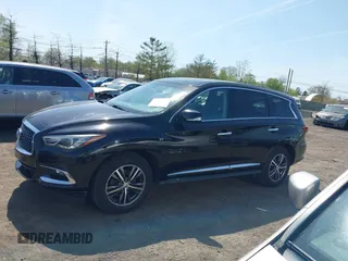 2018 Infiniti QX60 with VIN 5N1DL0MM4JC529193, listed as a IAAI auction lot 42091013 with 202,602 mi miles. Bid and sale history available at carsss.com. Image 14.
