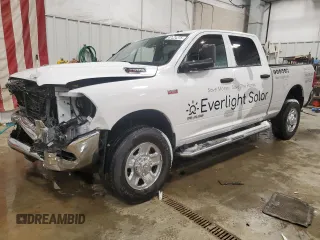 2022 Ram 2500 Tradesman with VIN 3C6UR5CJ5NG141181, listed as a Copart auction lot 47524275 with 34,221 mi miles and Non Repairable. Bid and sale history available at carsss.com. Image 1.